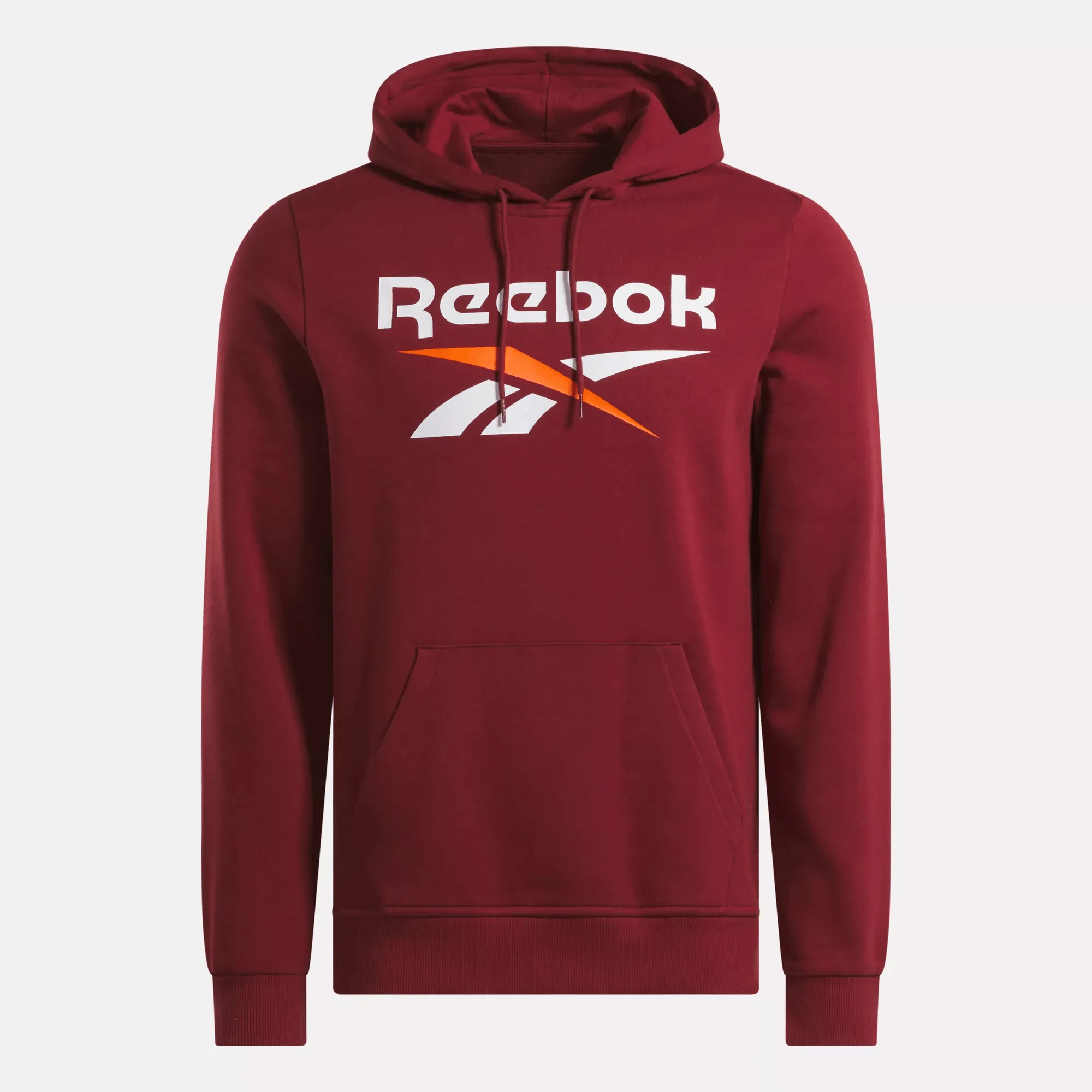 Reebok Clothing Men's Reebok Identity Fleece Stacked Logo Pullover Hoodie