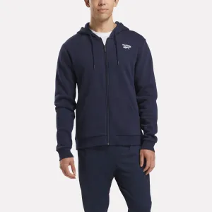 Reebok Clothing Men's Reebok Identity Small Logo Fleece Full-Zip Hoodie