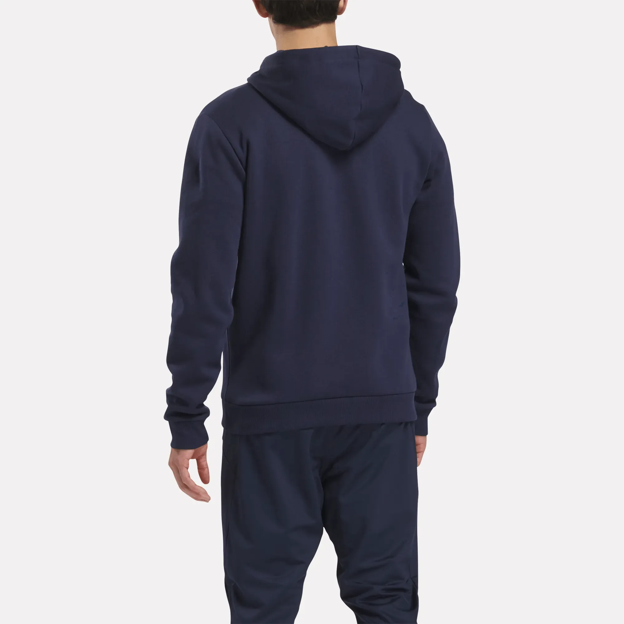 Reebok Clothing Men's Reebok Identity Small Logo Fleece Full-Zip Hoodie