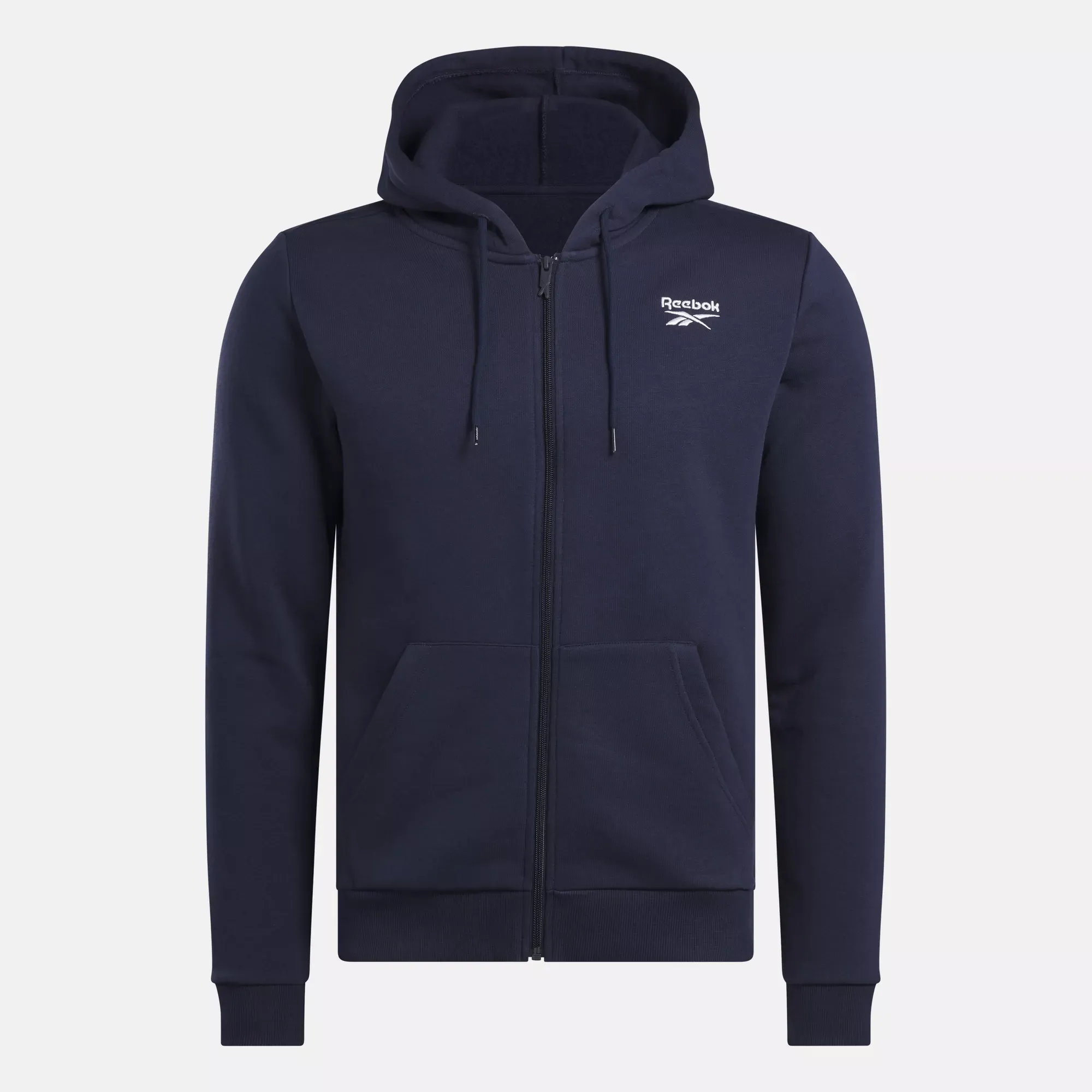 Reebok Clothing Men's Reebok Identity Small Logo Fleece Full-Zip Hoodie