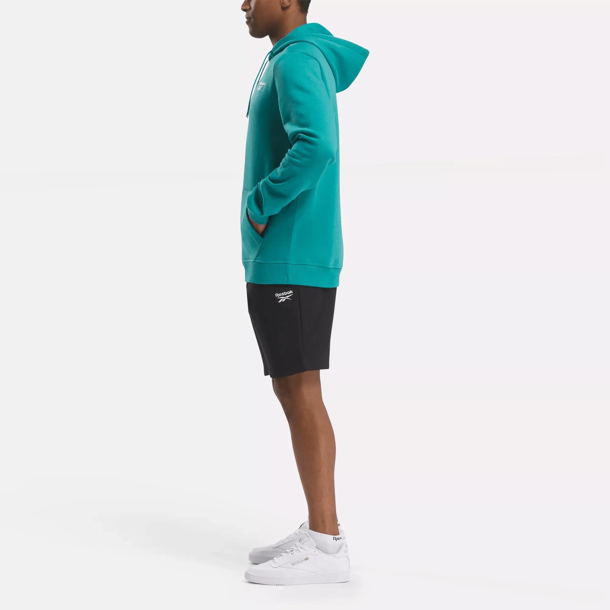 Reebok Clothing Men's Reebok Identity Small Logo Fleece Hoodie