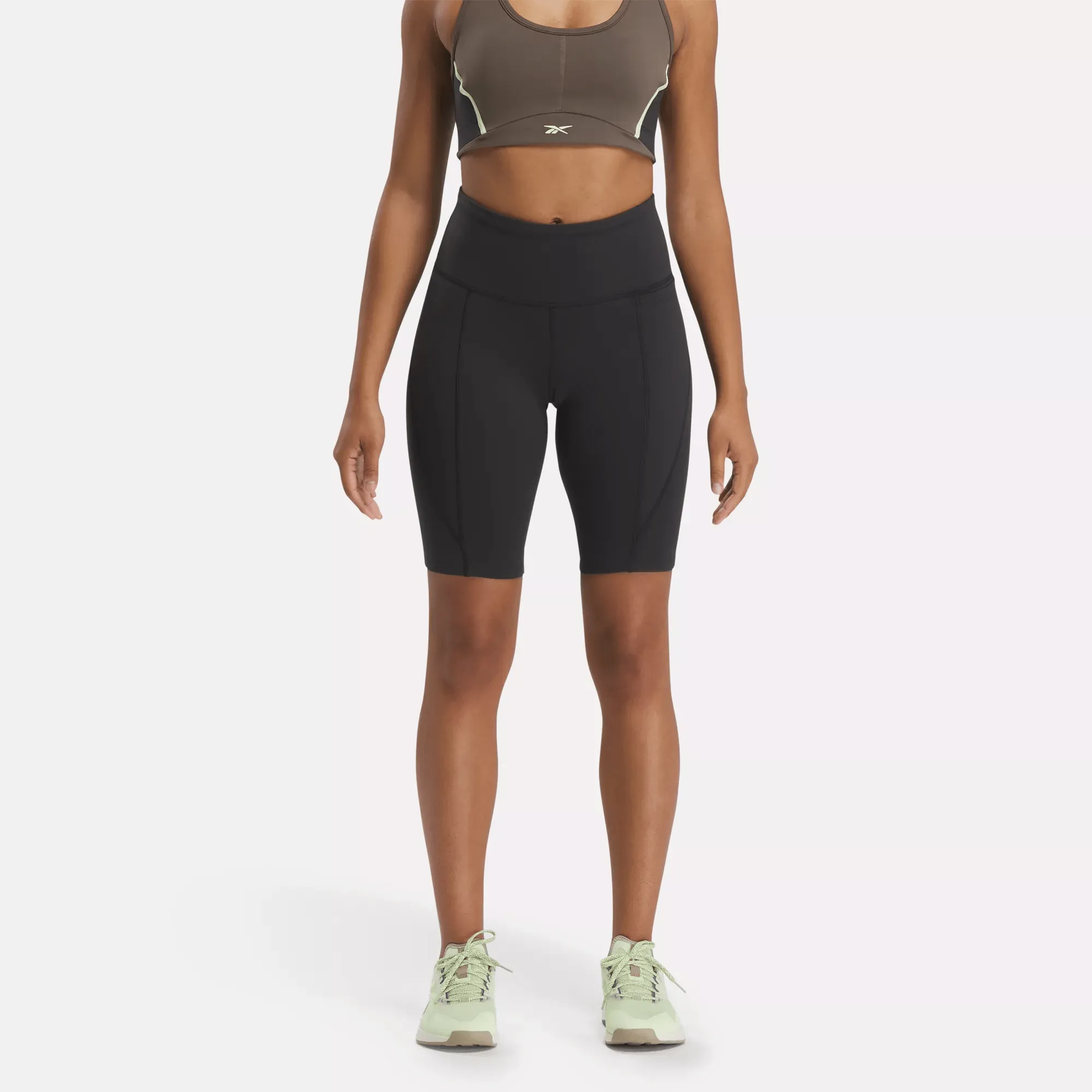 Reebok Clothing Women's Lux High-Rise Bike Shorts 9"