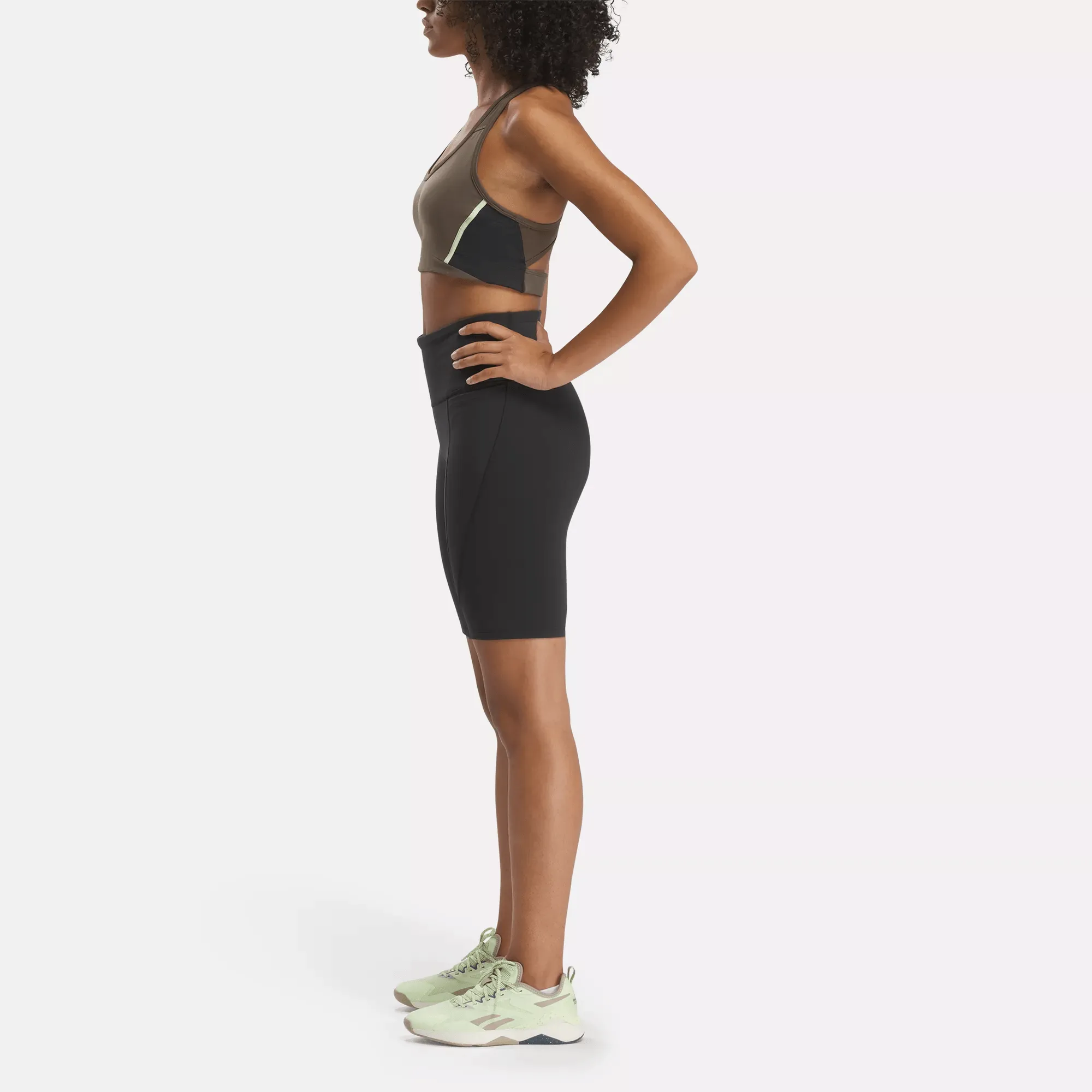 Reebok Clothing Women's Lux High-Rise Bike Shorts 9"