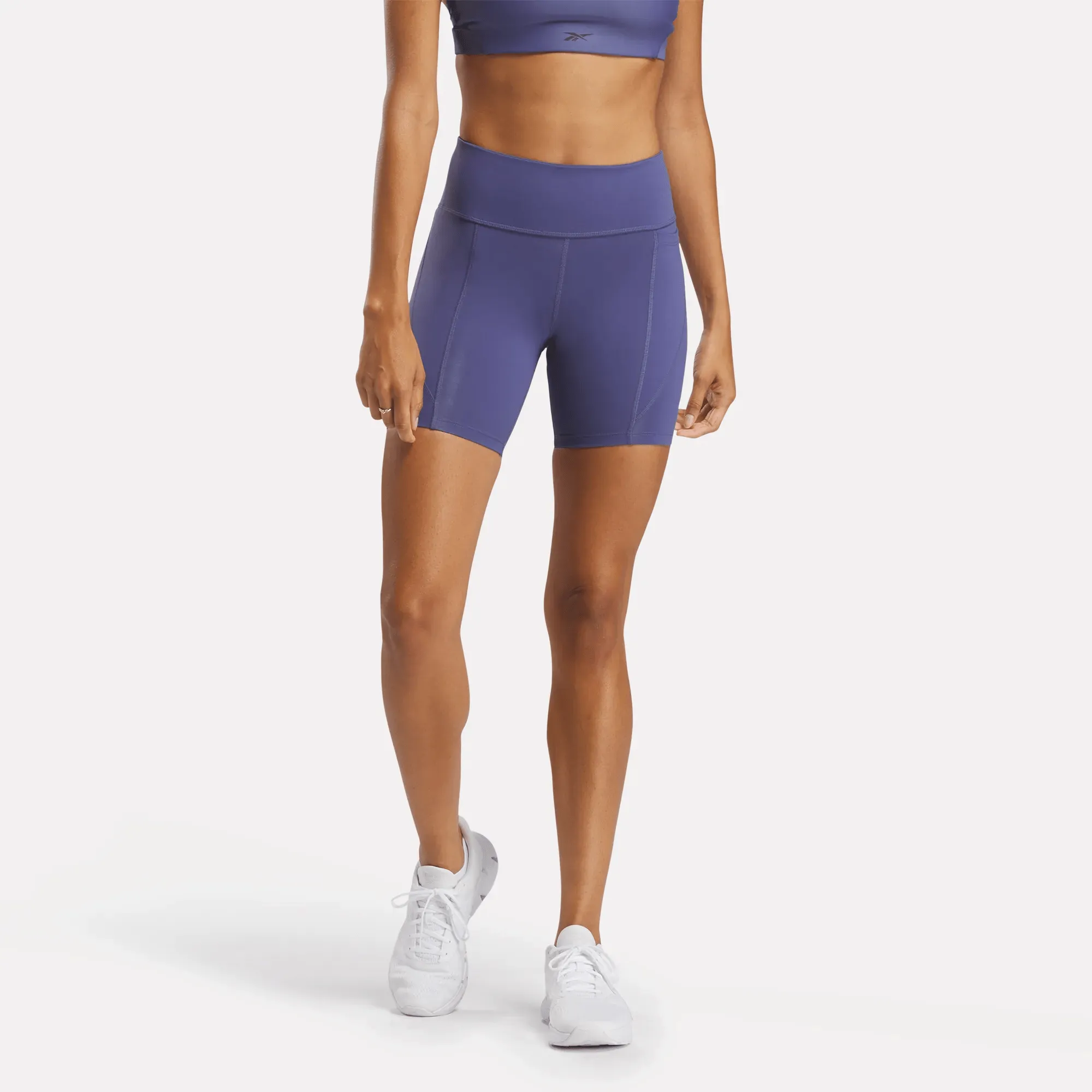 Reebok Clothing Women's Lux High Rise Biker Shorts 6"