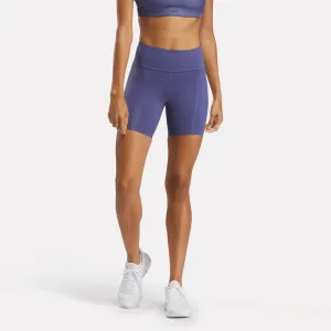 Reebok Clothing Women's Lux High Rise Biker Shorts 6"
