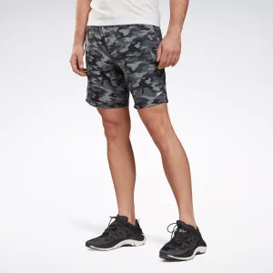 Reebok Men's Workout Ready Camo Graphic Shorts Black Reebok