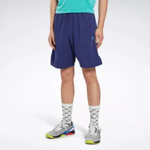 Reebok Men's Workout Ready Mélange Shorts Purple Reebok