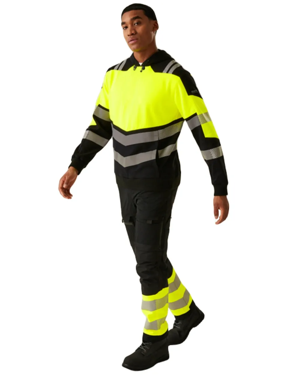 Regatta Mens Hi-Vis X-Pro Hoodie Class 2 Regatta Clothing