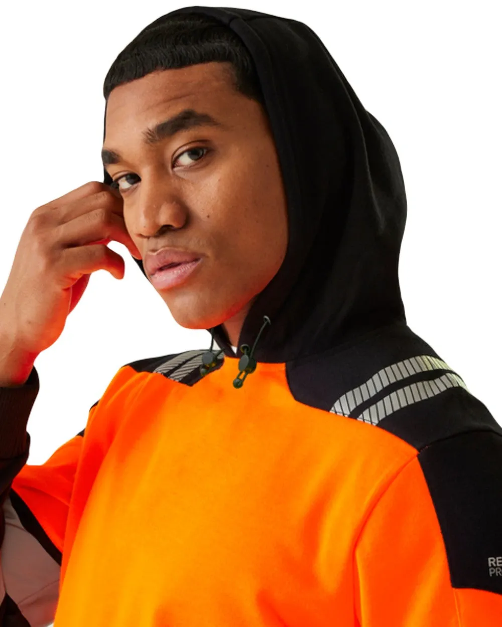 Regatta Mens Hi-Vis X-Pro Hoodie Class 2 Regatta Clothing
