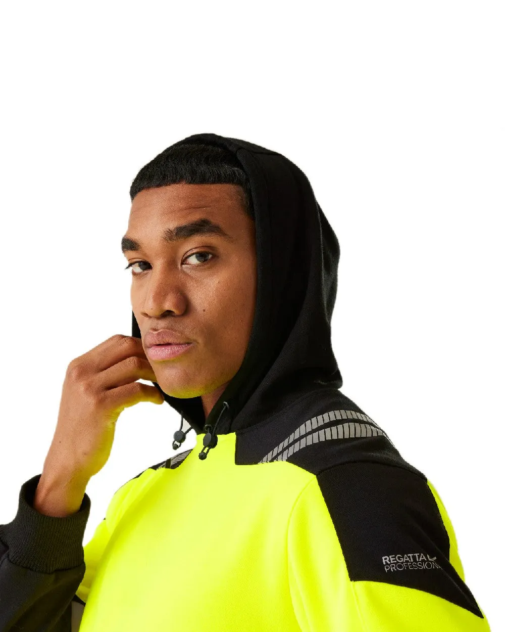 Regatta Mens Hi-Vis X-Pro Hoodie Class 2 Regatta Clothing