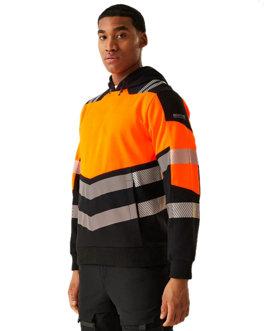 Regatta Mens Hi-Vis X-Pro Hoodie Class 2 Regatta Clothing