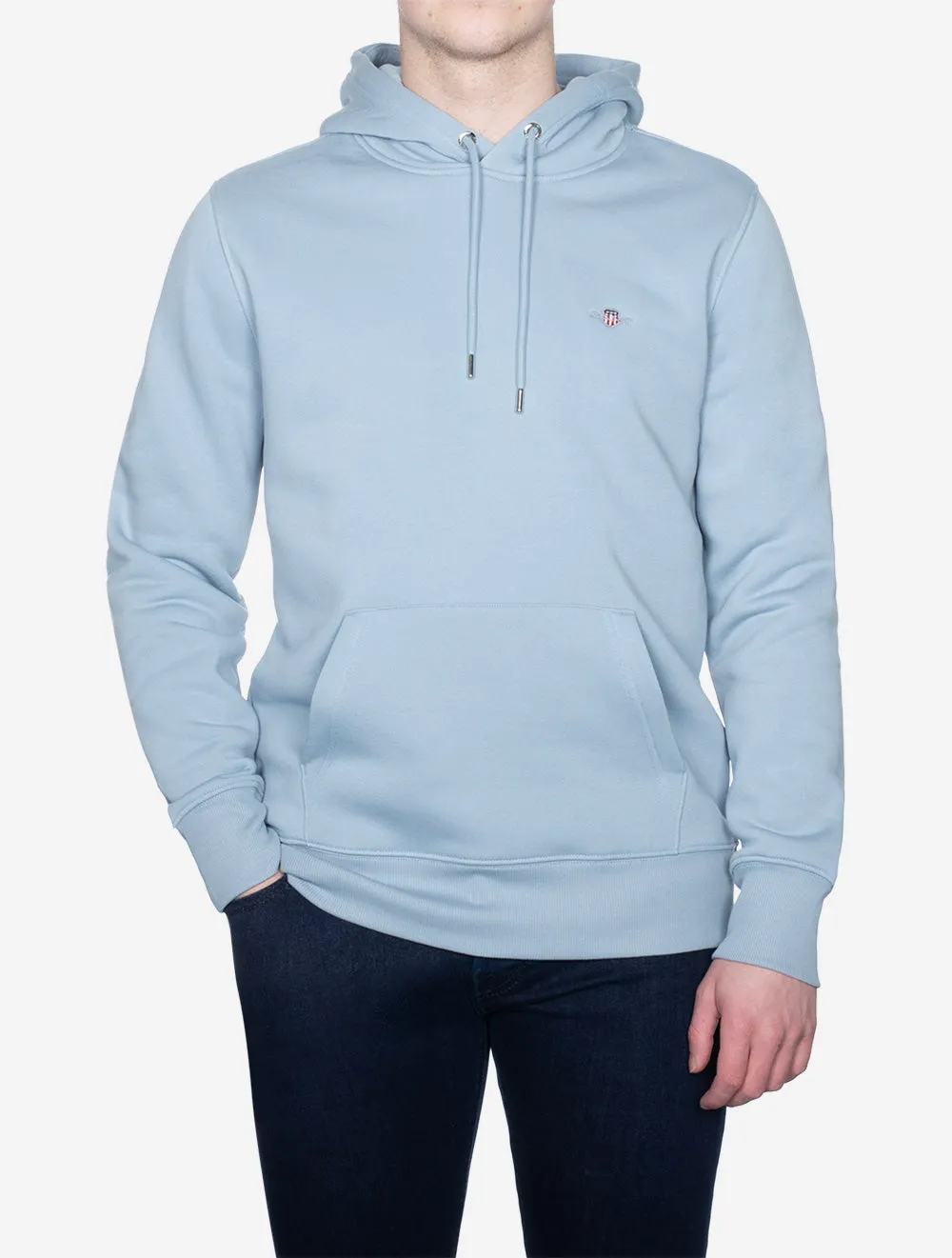 Regular Shield Hoodie Dove Blue