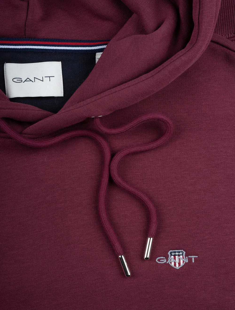 Regular Shield Hoodie Wine Red