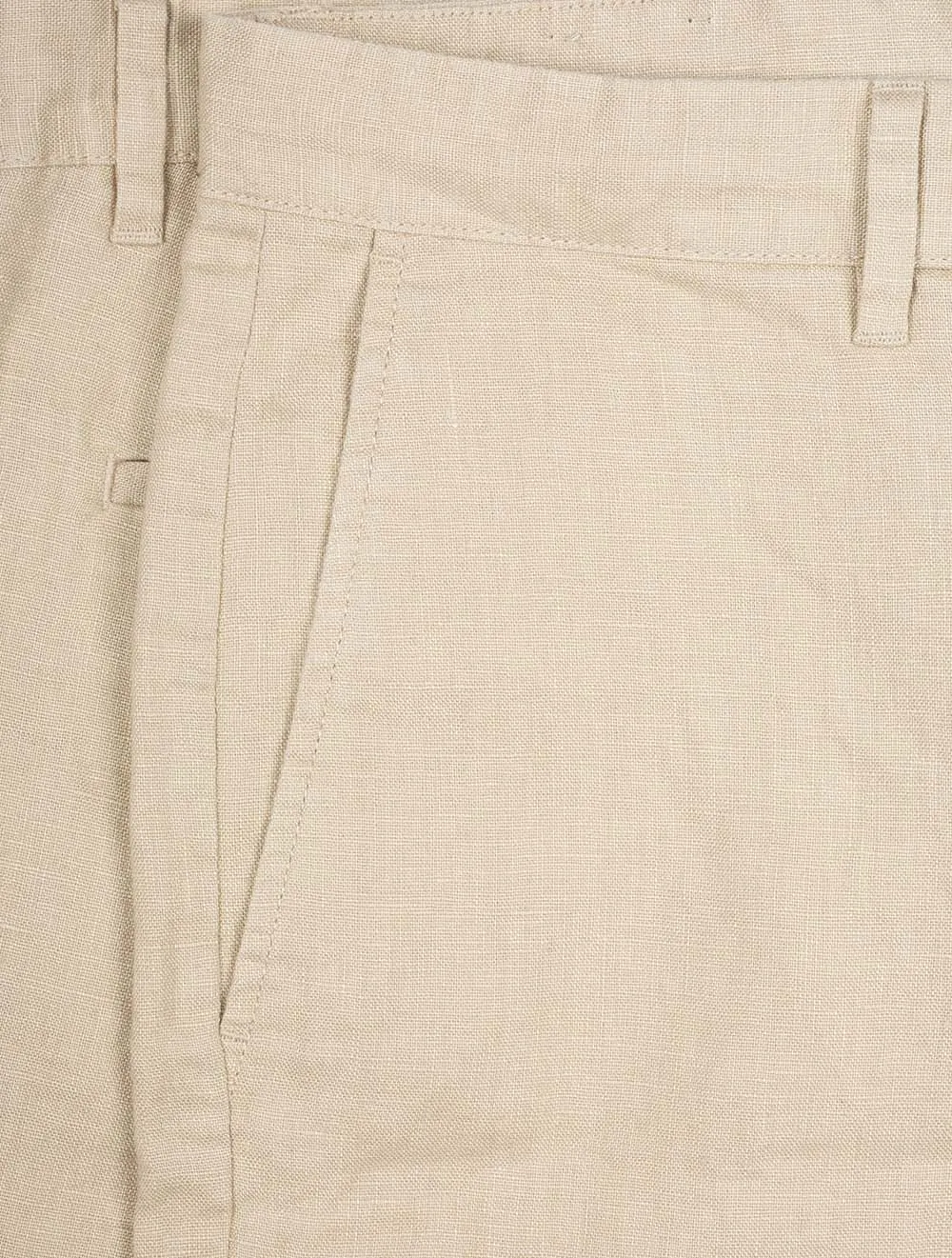 Relaxed Linen Drawstring Shorts Dry Sand