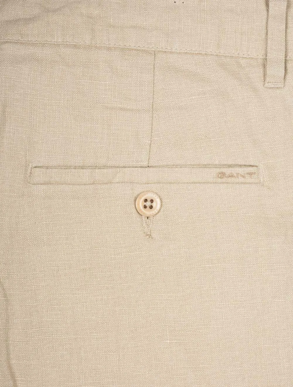 Relaxed Linen Drawstring Shorts Dry Sand