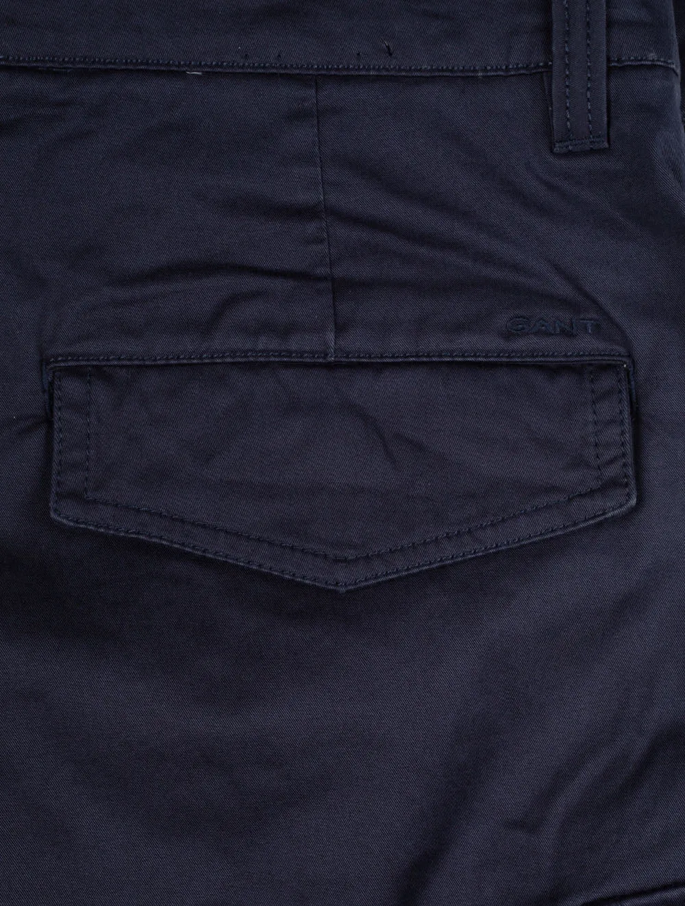 Relaxed Twill Cargo Shorts Marine