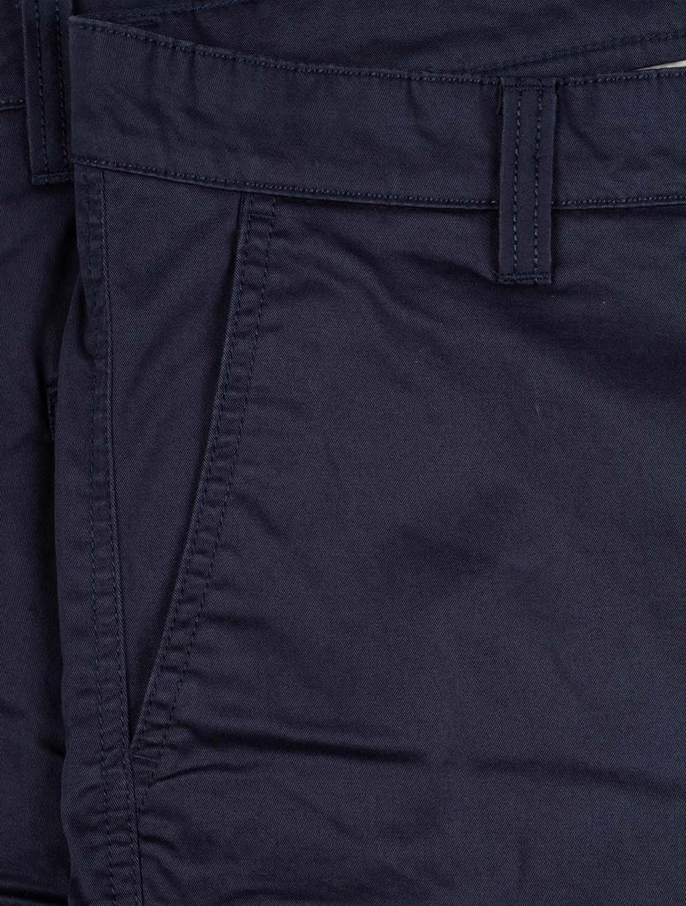 Relaxed Twill Cargo Shorts Marine