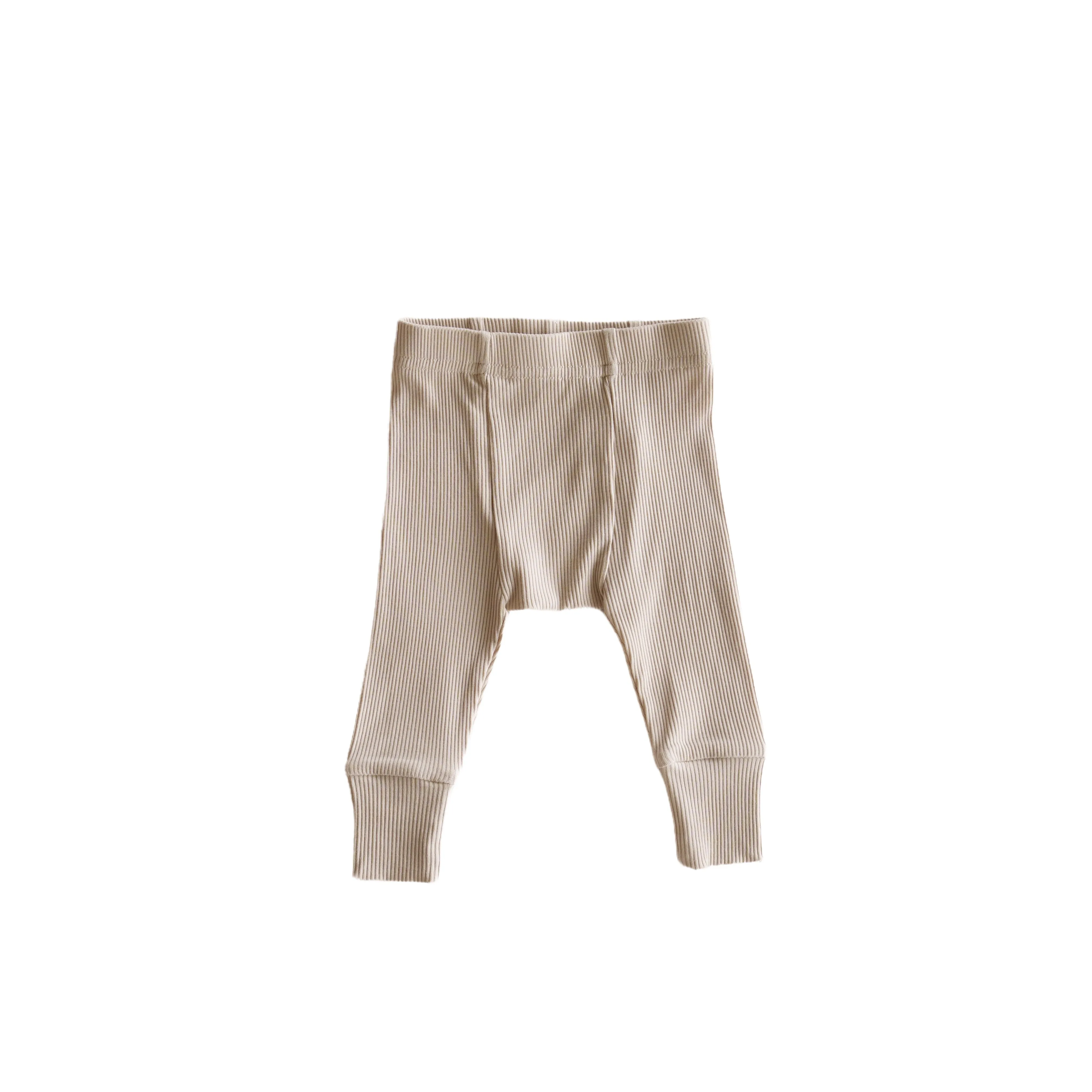 Ribbed Modal Pant Babykids_Atlas-Grey