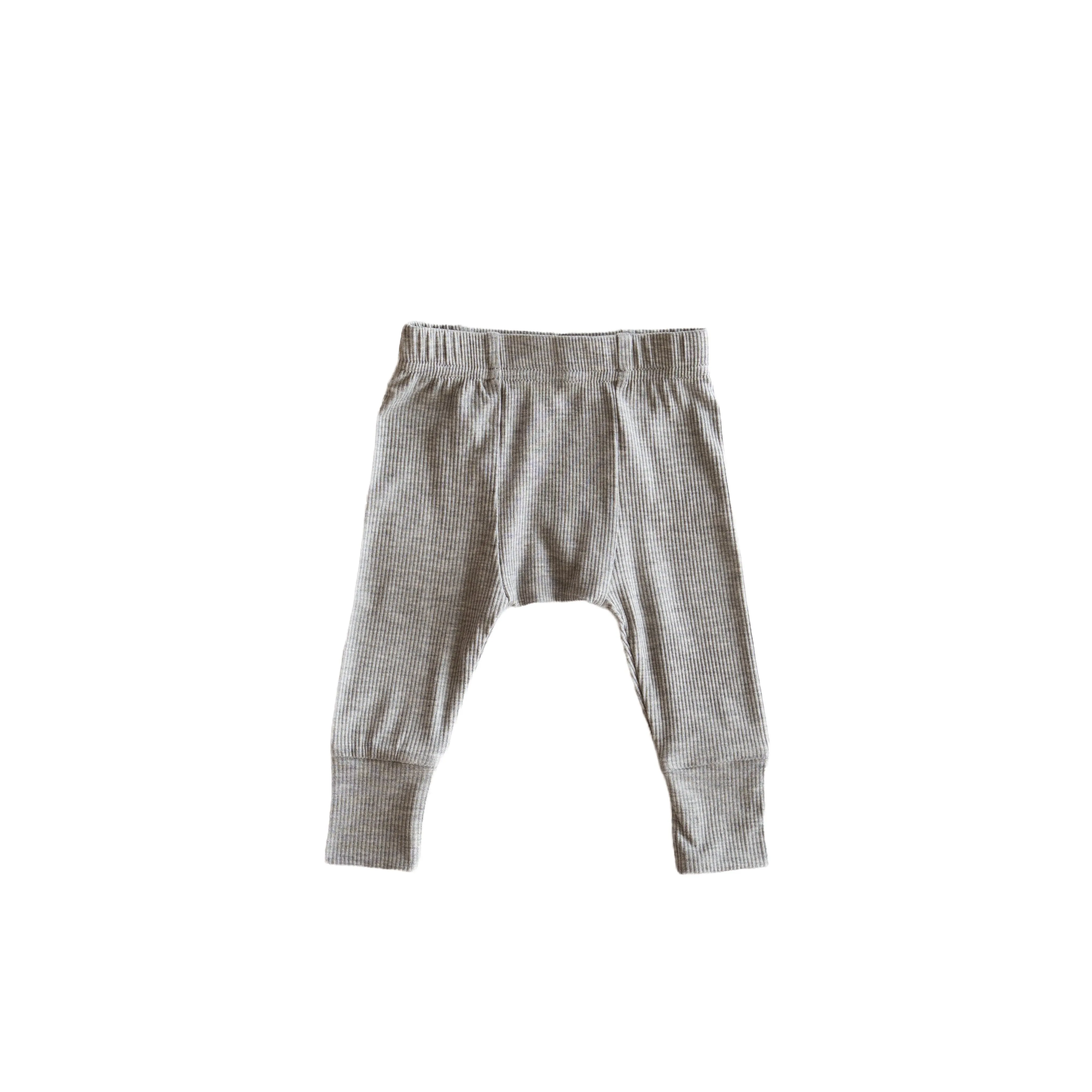 Ribbed Modal Pant Babykids_Atlas-Grey