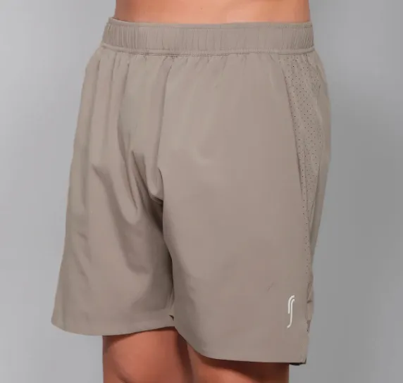 RS Sports Men's Performance Shorts Side Mesh - Green Clothing Rs Men