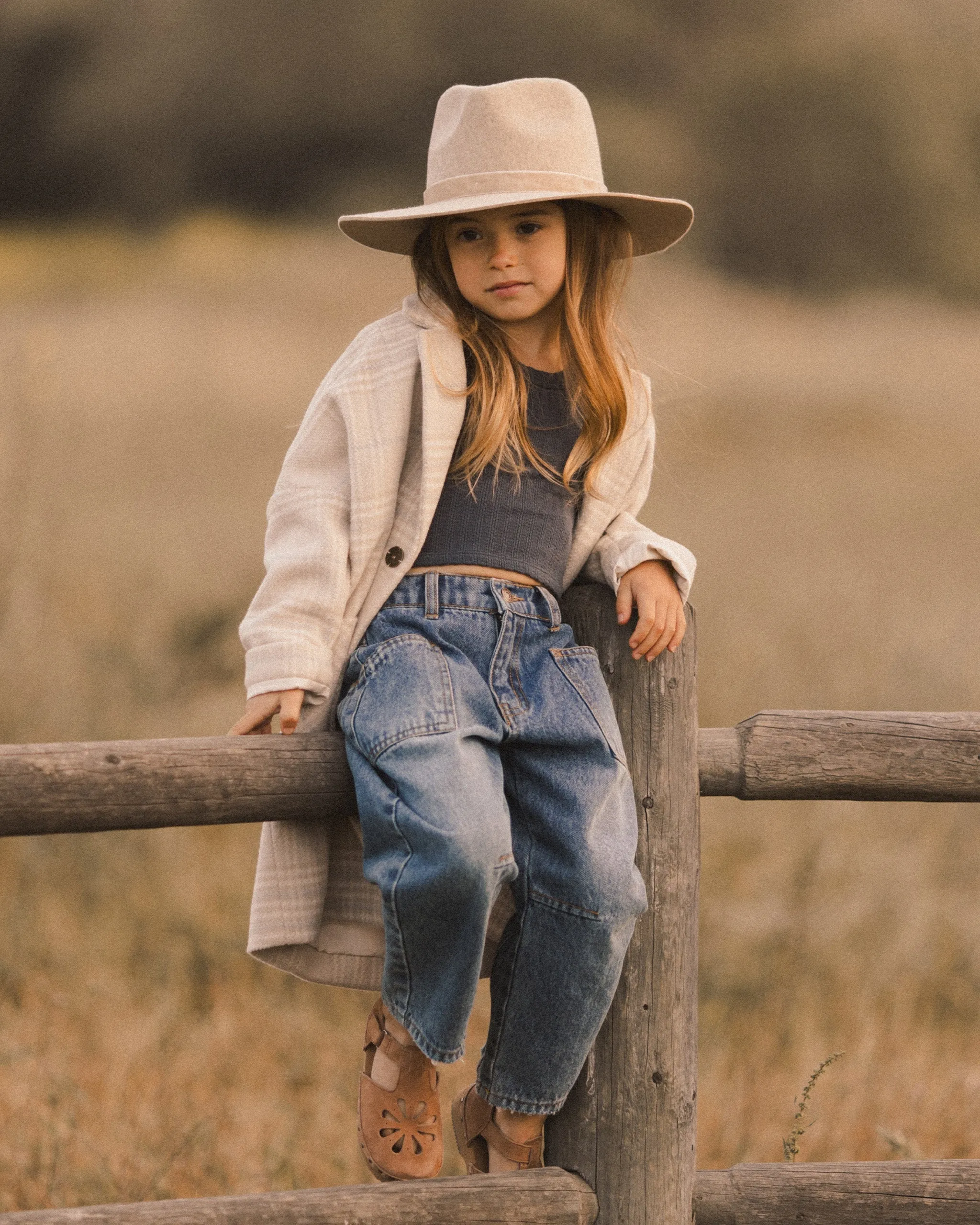 Rylee   Cru Babykids Barrel Pant | Indigo
