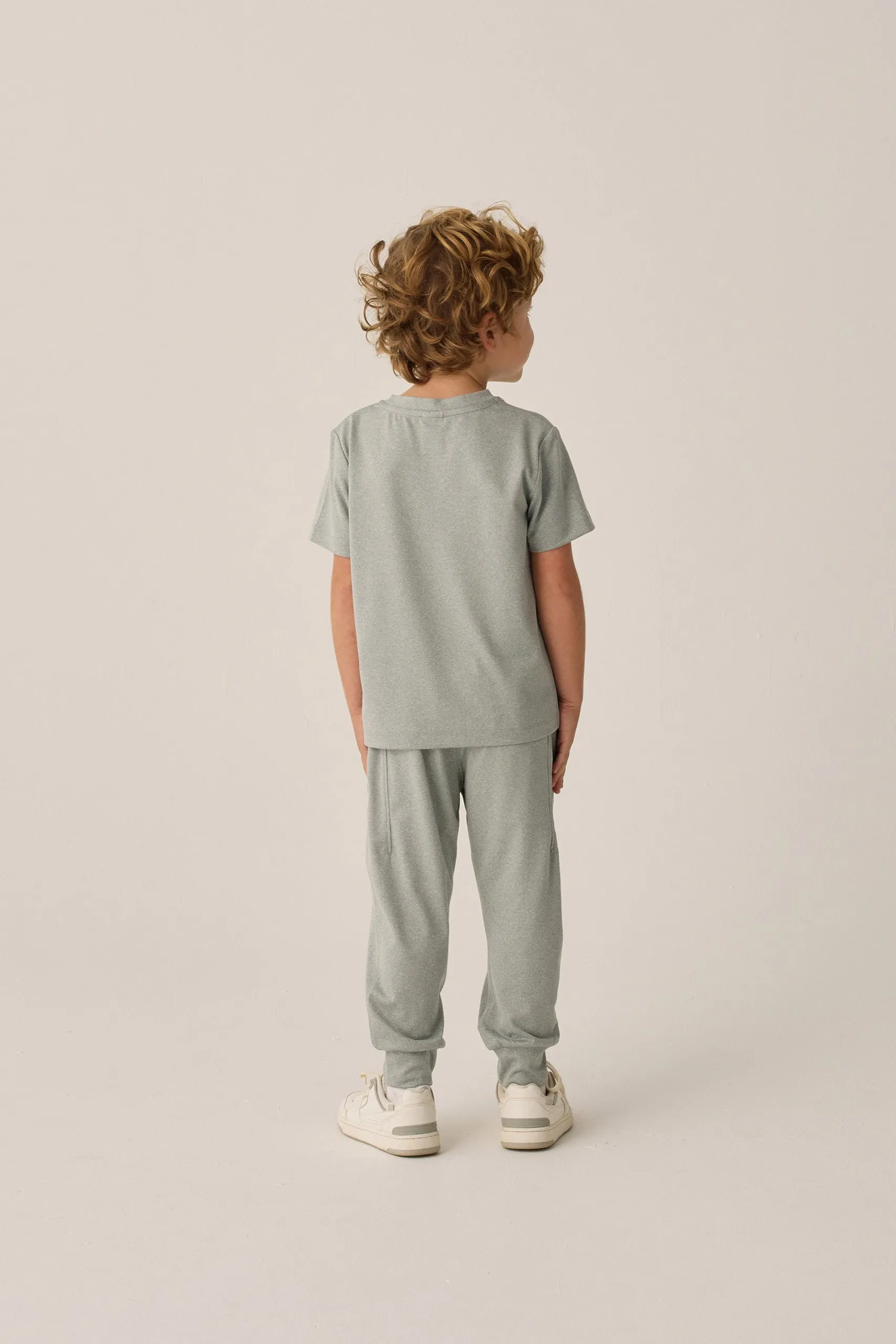 Rylee   Cru Babykids Century Tech Jogger| Heather Eucalyptus