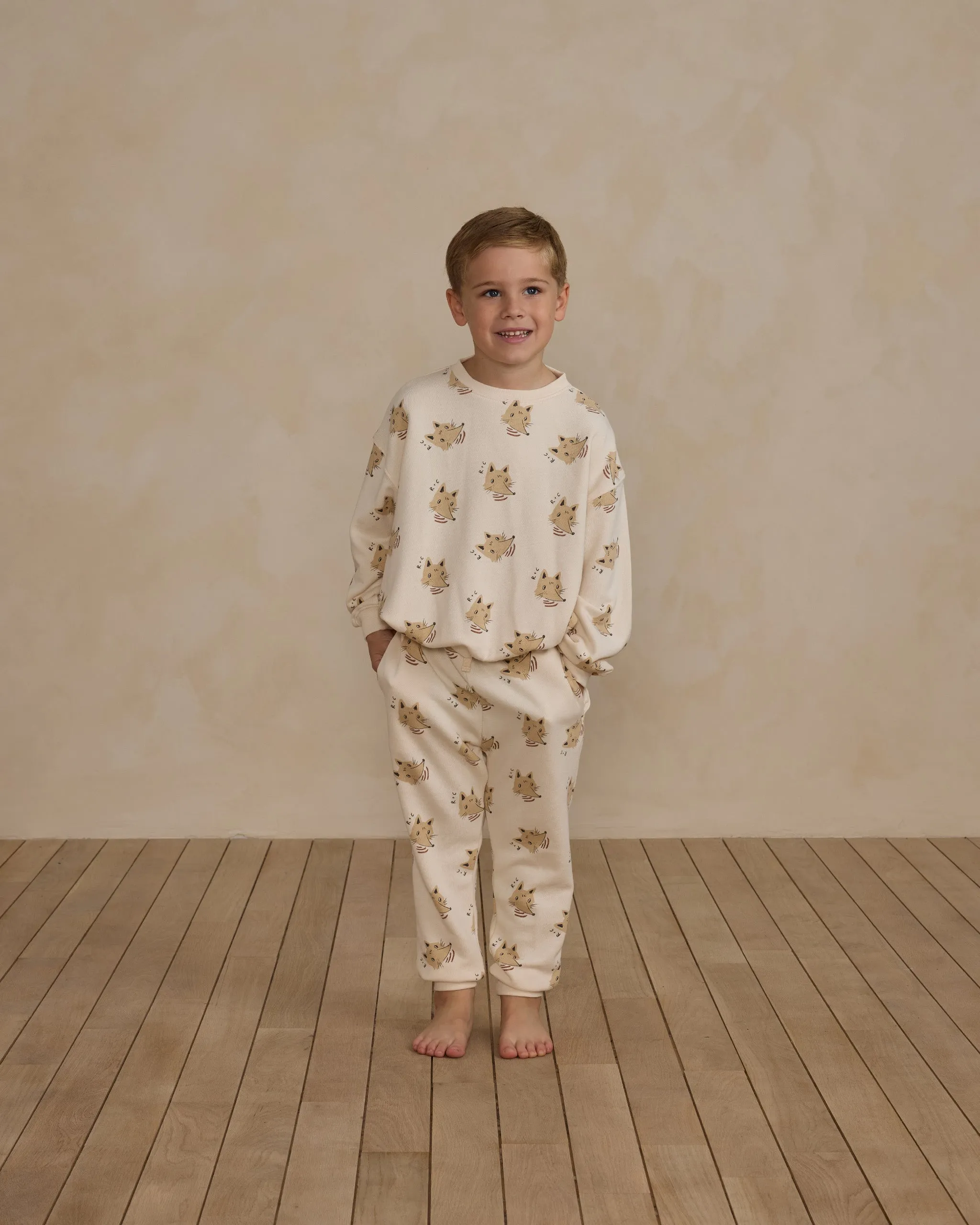 Rylee   Cru Babykids Relaxed Sweatshirt | Coyote Natural