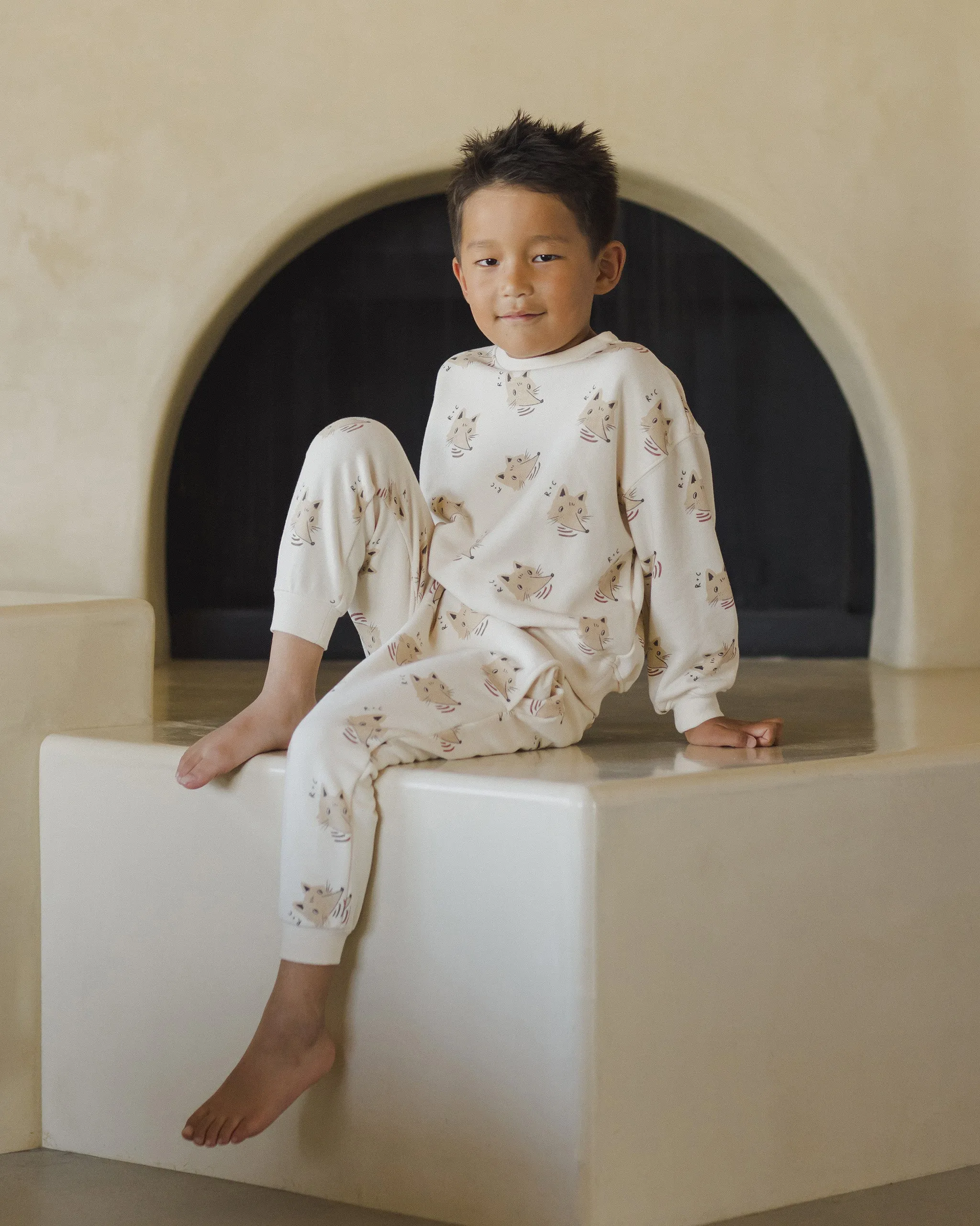 Rylee   Cru Babykids Relaxed Sweatshirt | Coyote Natural