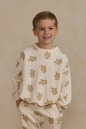 Rylee   Cru Babykids Relaxed Sweatshirt | Coyote Natural