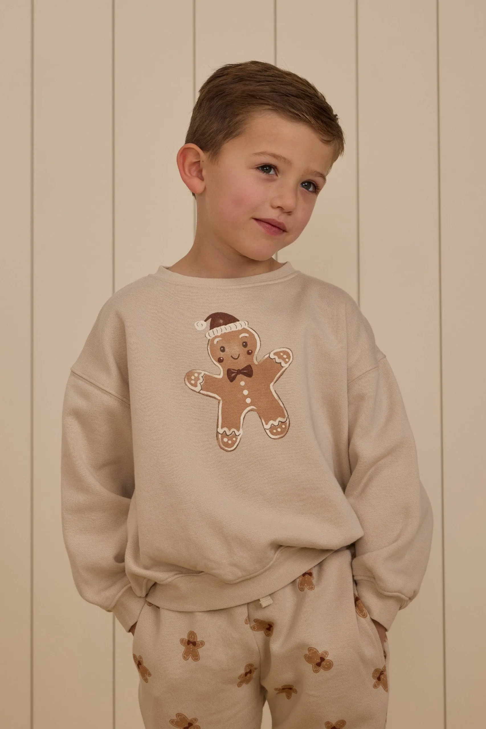 Rylee   Cru Babykids Relaxed Sweatshirt | Gingerbread Stone