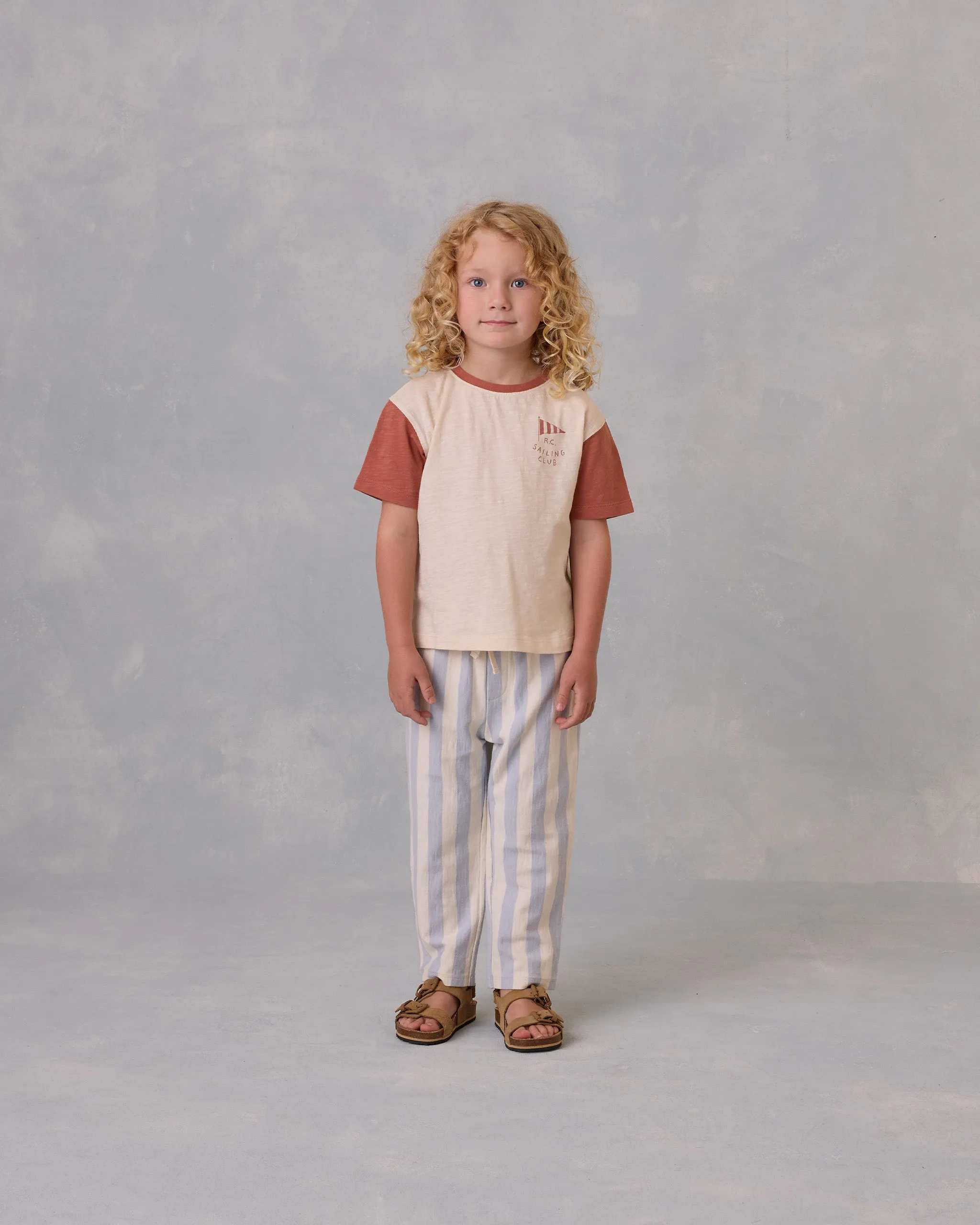 Rylee   Cru Babykids Rory Pant | Blue Stripe