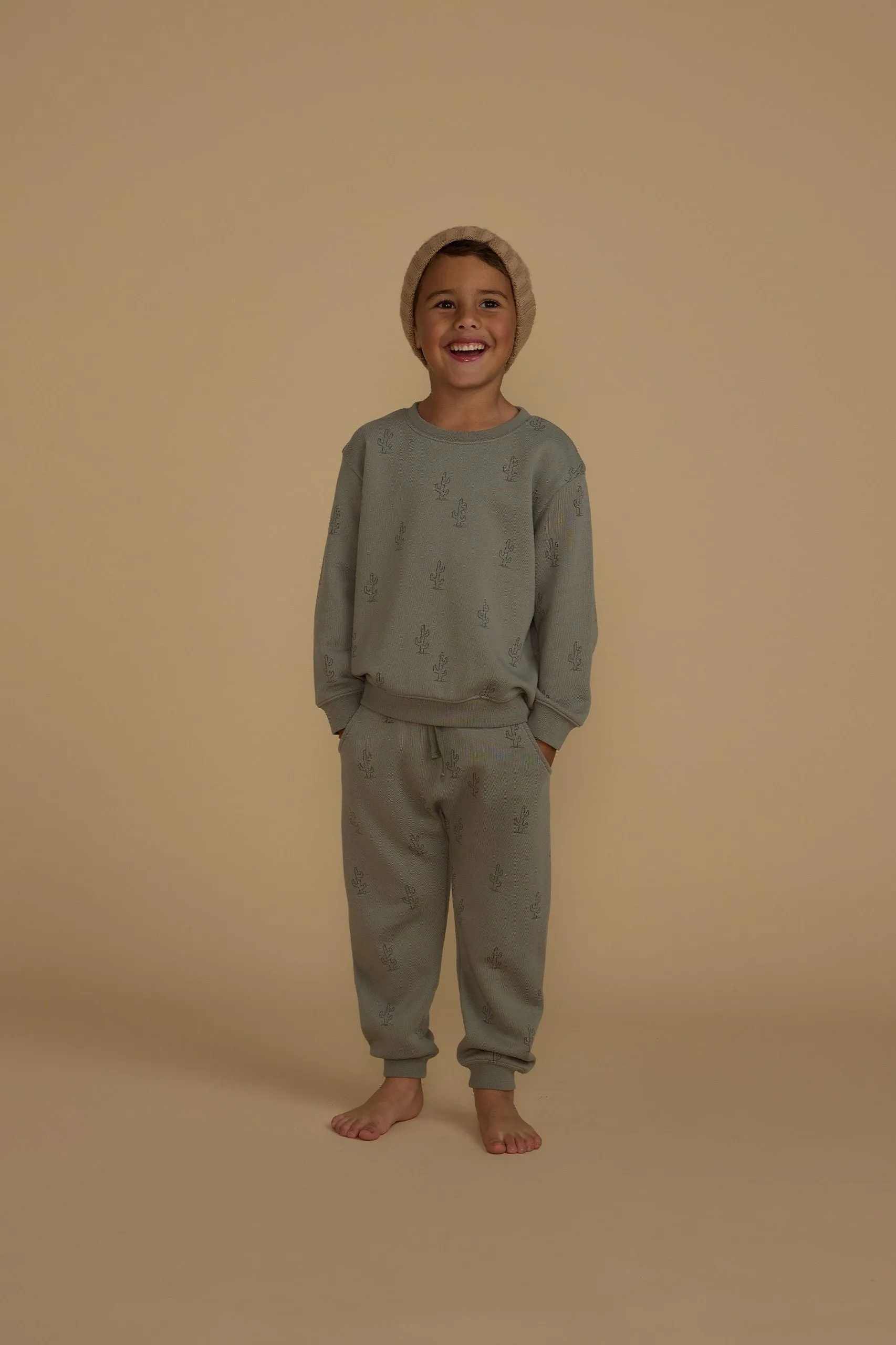 Rylee   Cru Babykids Sweatpant | Cactus/Laurel