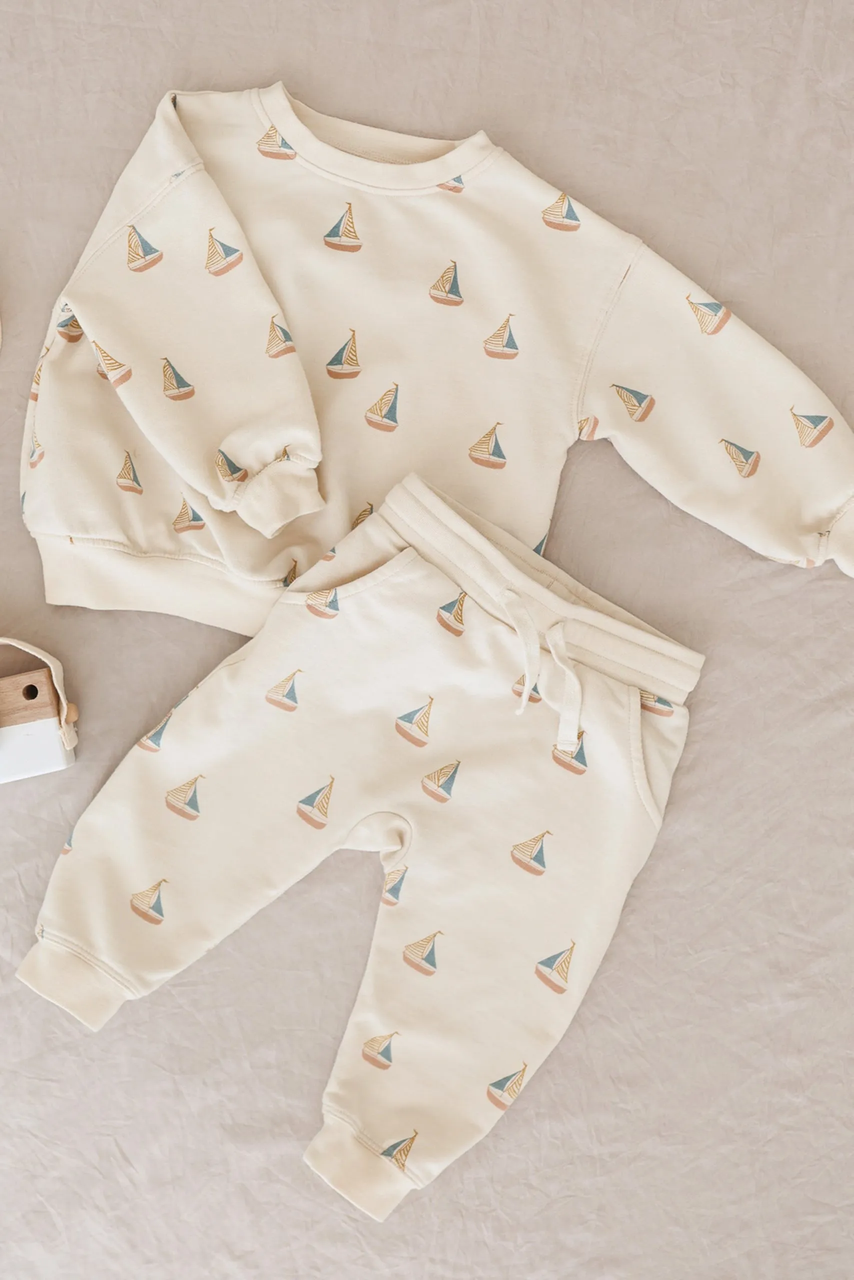Rylee   Cru Babykids Sweatpant | Sailboats