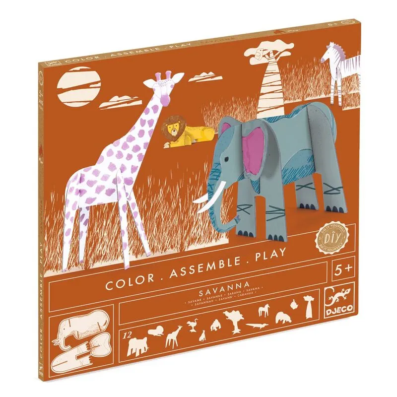 Savanna Colour, Assemble & Play