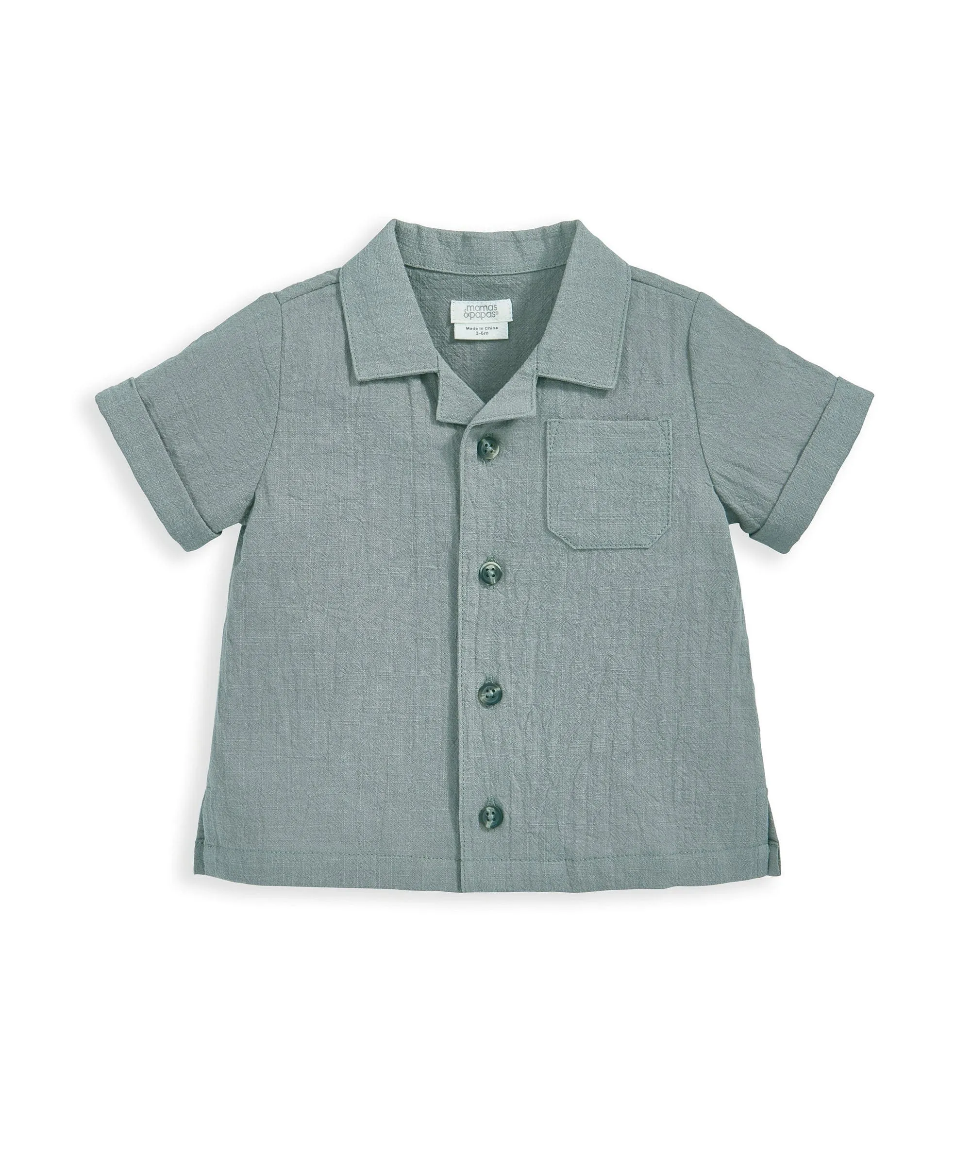Shirt and Short Outfit Set - Green Babykids Mamas & Papas