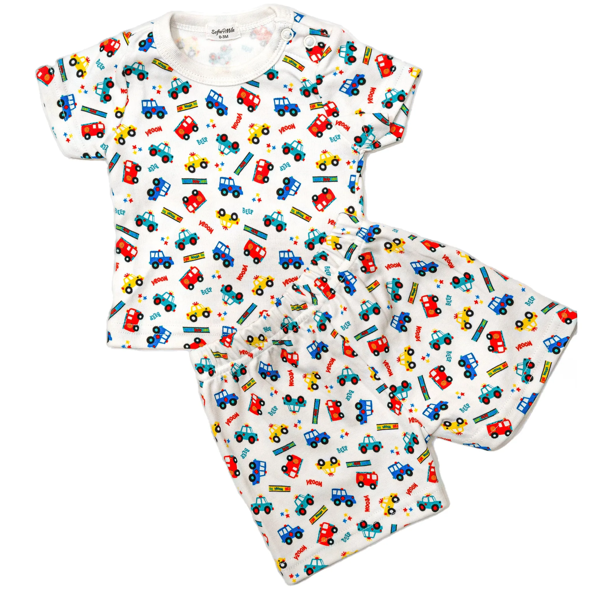 Short sleeve T-shirt& Shorts Set For Baby & Toddler