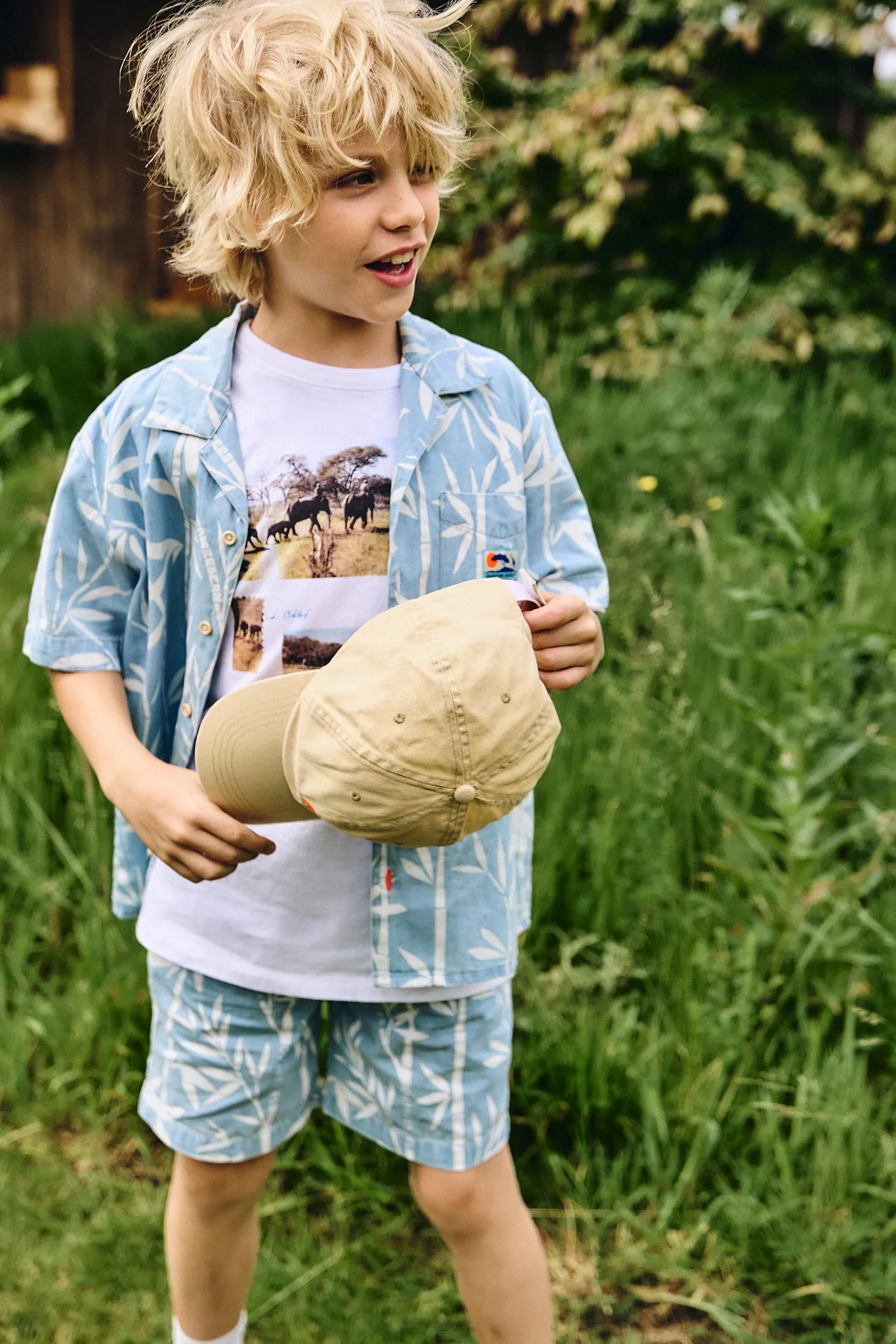 silas t-shirt elephant 000100 - white Ao76 Clothes Boys Girls