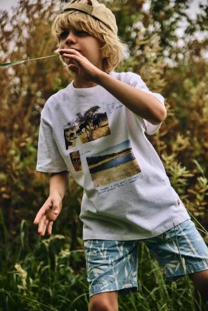 silas t-shirt elephant 000100 - white Ao76 Clothes Boys Girls