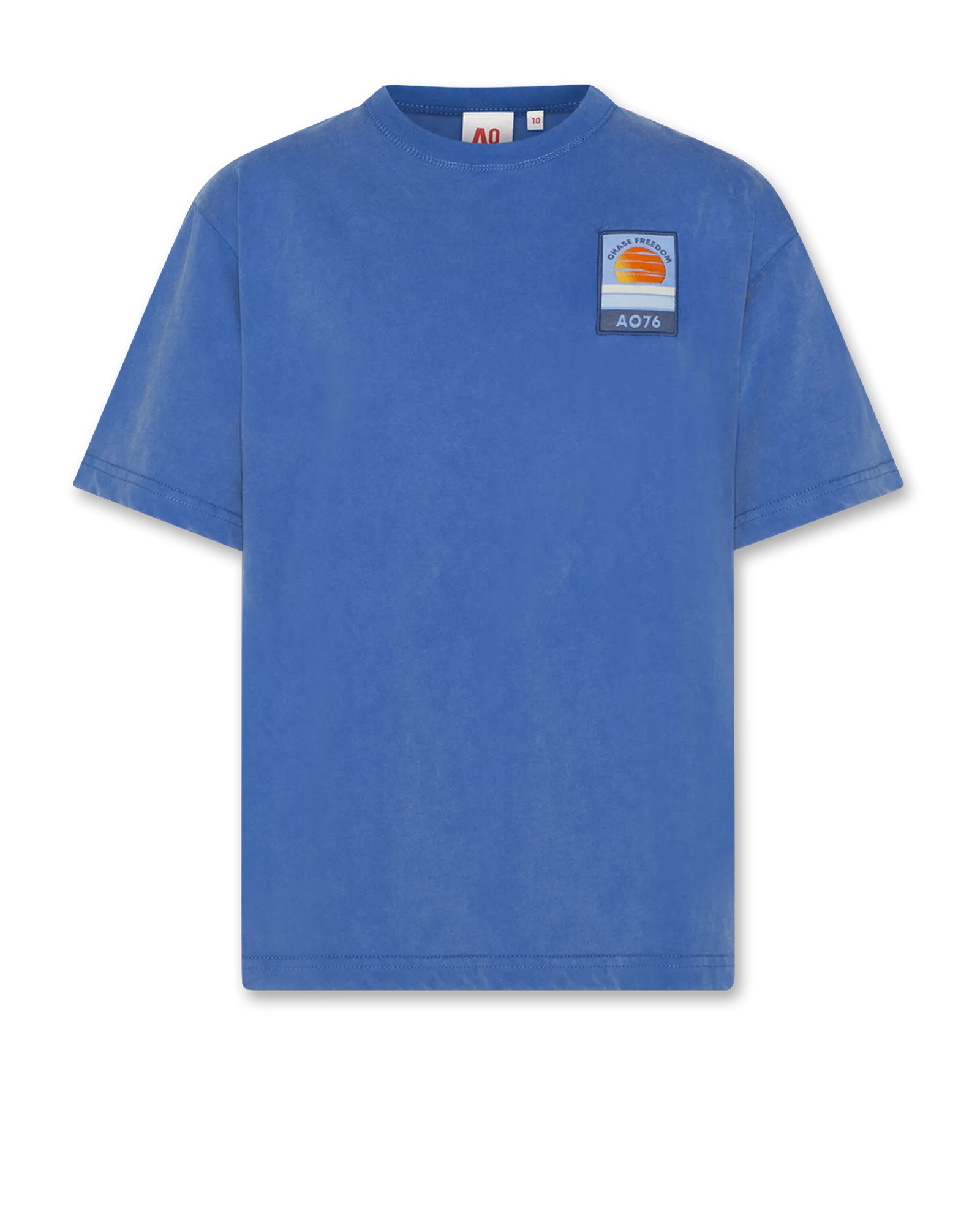 silas t-shirt sunset SW 000707 - bright blue Ao76 Clothes Boys Girls