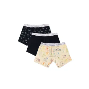 Smarty Pants Bamboo Boys' Boxer Brief Underwear 3-pack Babykids_Bellabu-Bear