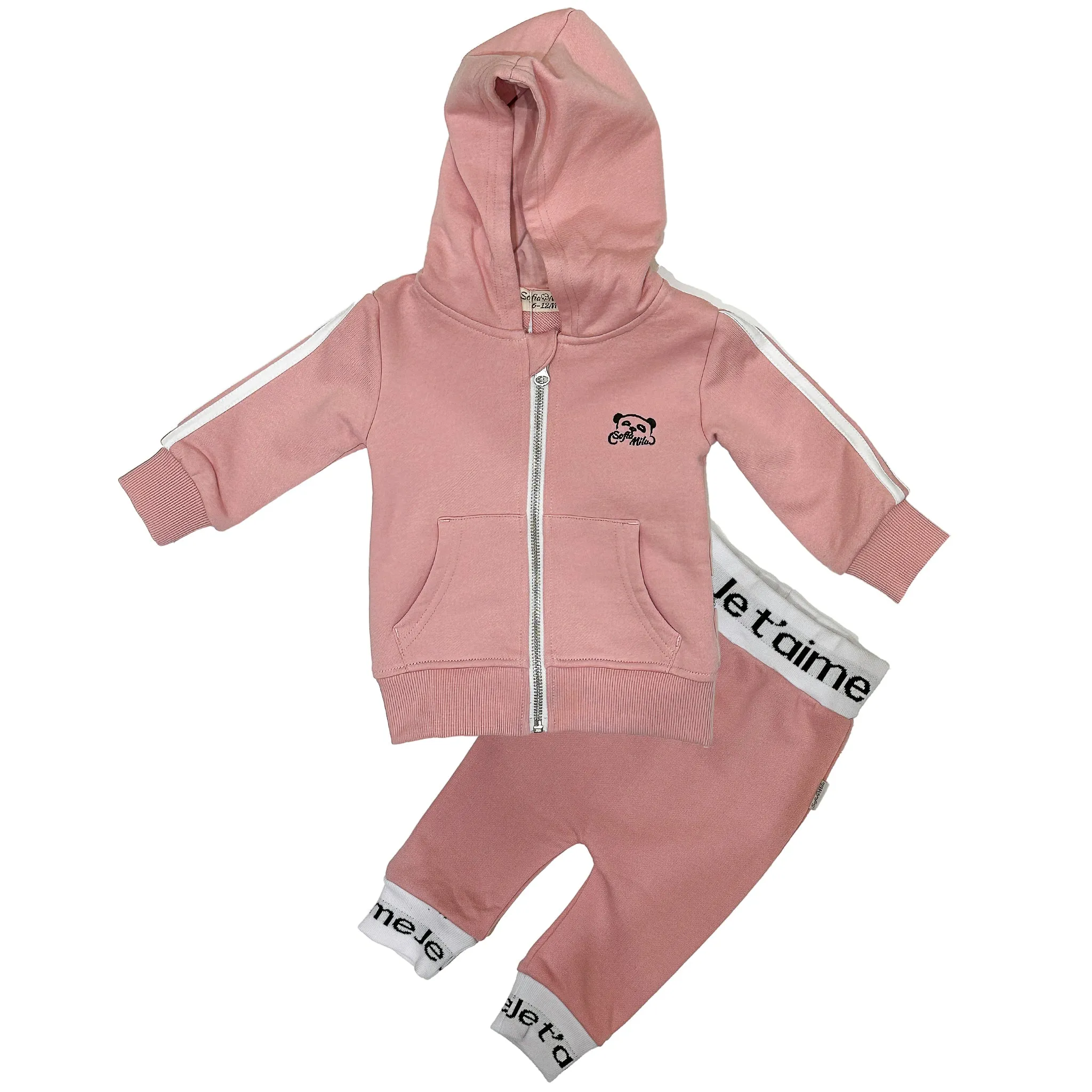 SofiaMila Zippered Tracksuit Set