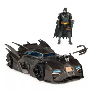 Spin Master Toys DC Comics Batman Crusader Batmobile 4" Action Figure Vehicle Set