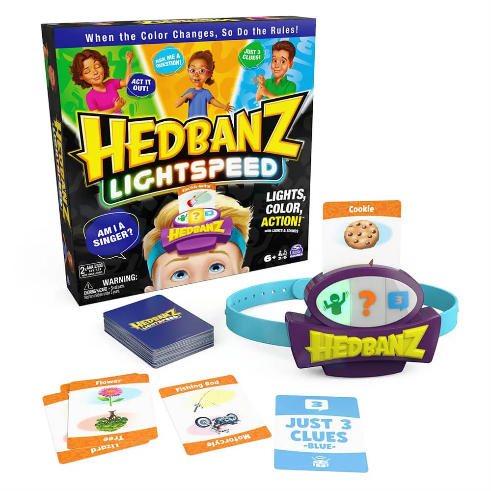 Spin Master Toys Hedbanz Lightspeed Game
