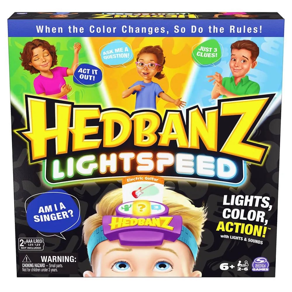 Spin Master Toys Hedbanz Lightspeed Game