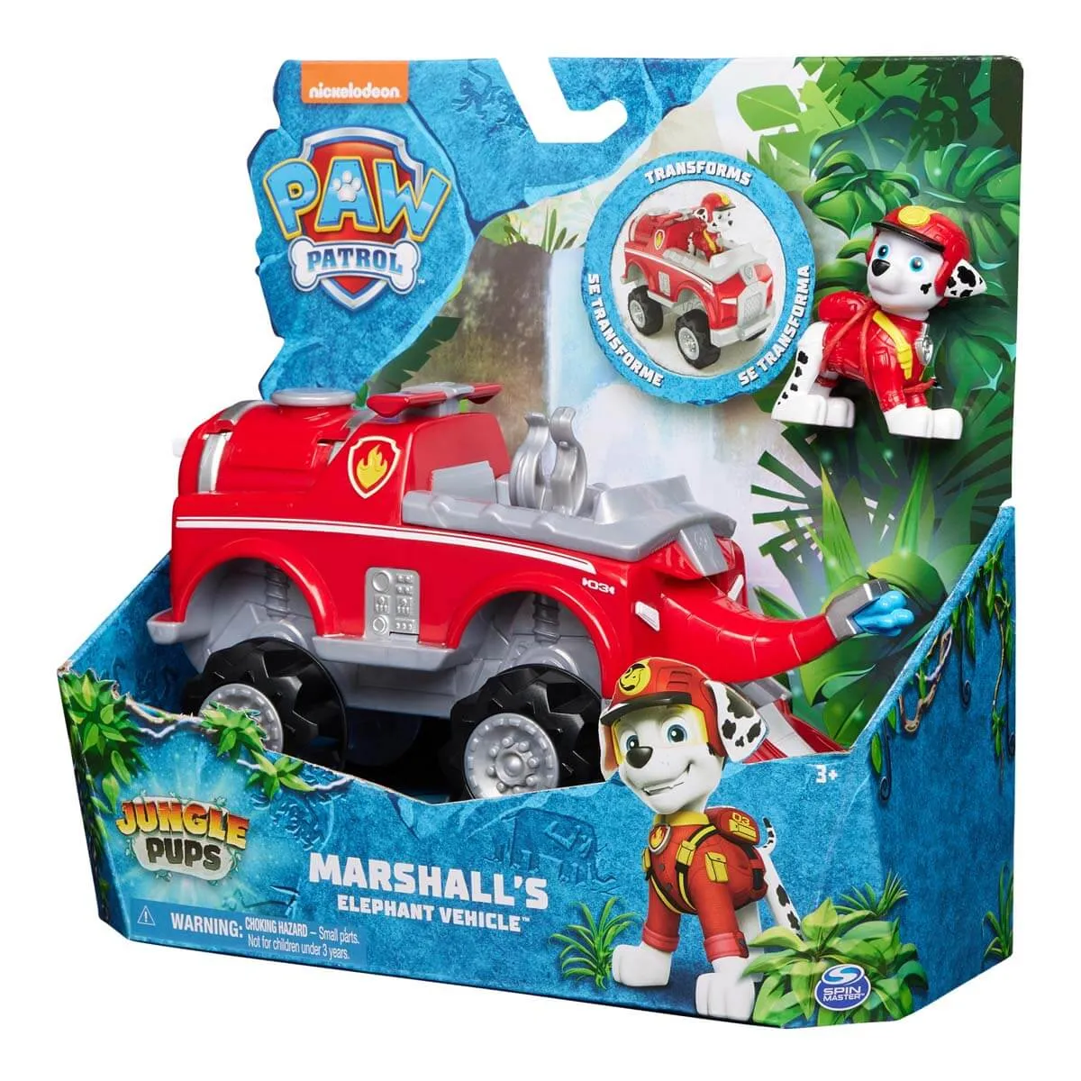 Spin Master Toys PAW Patrol Jungle Pups Marshall's Elephant Vehicle
