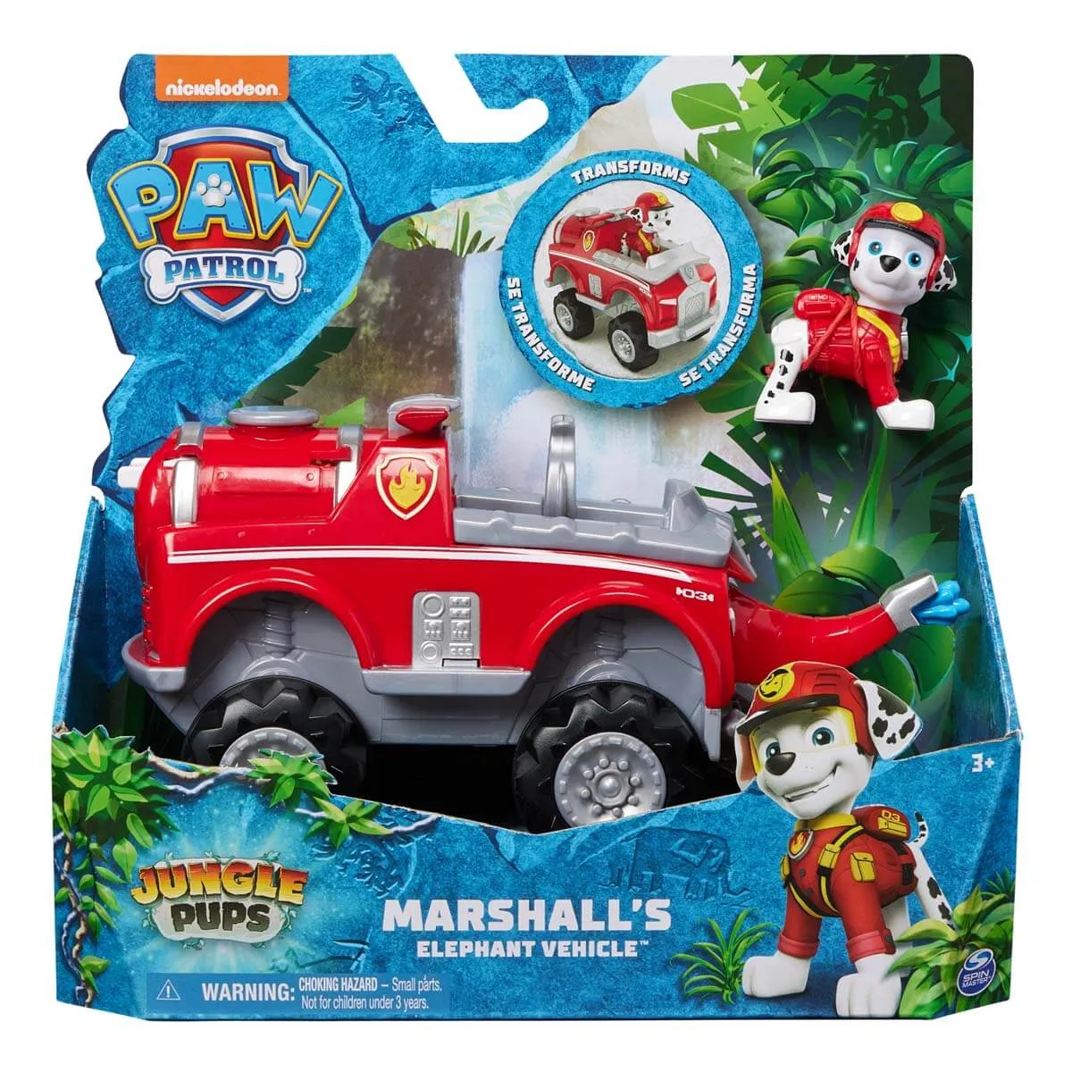 Spin Master Toys PAW Patrol Jungle Pups Marshall's Elephant Vehicle