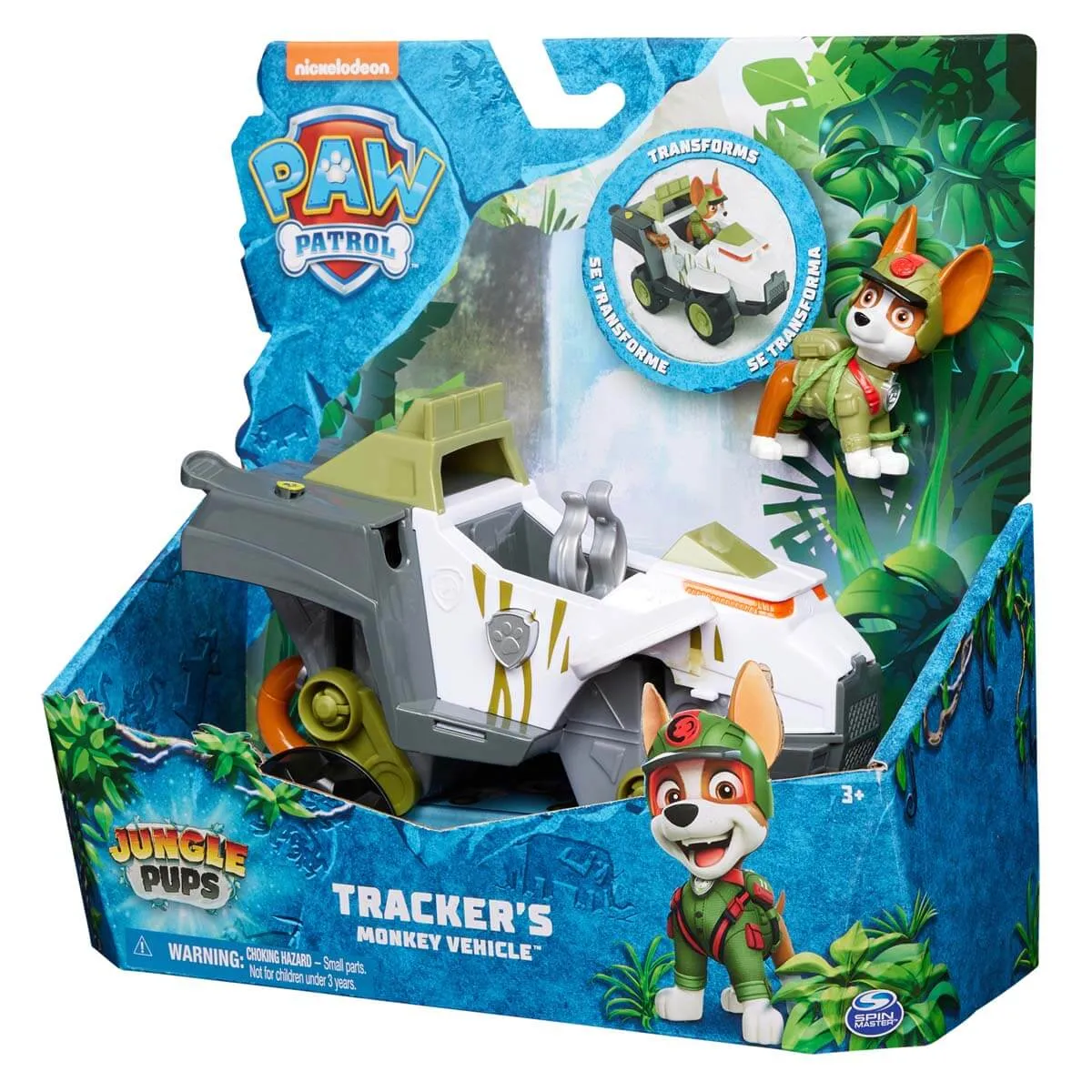 Spin Master Toys PAW Patrol Jungle Pups Tracker’s Monkey Vehicle