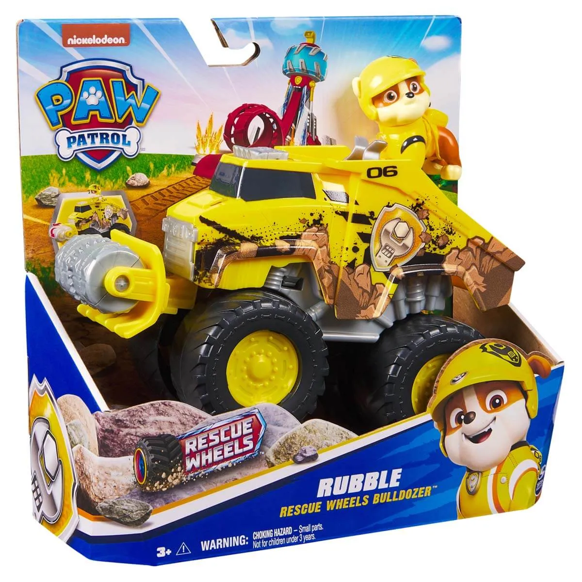 Spin Master Toys PAW Patrol Rescue Wheels Rubble’s Bulldozer Vehicle