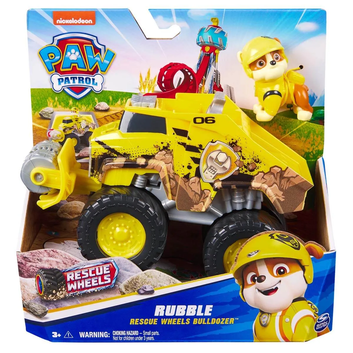 Spin Master Toys PAW Patrol Rescue Wheels Rubble’s Bulldozer Vehicle