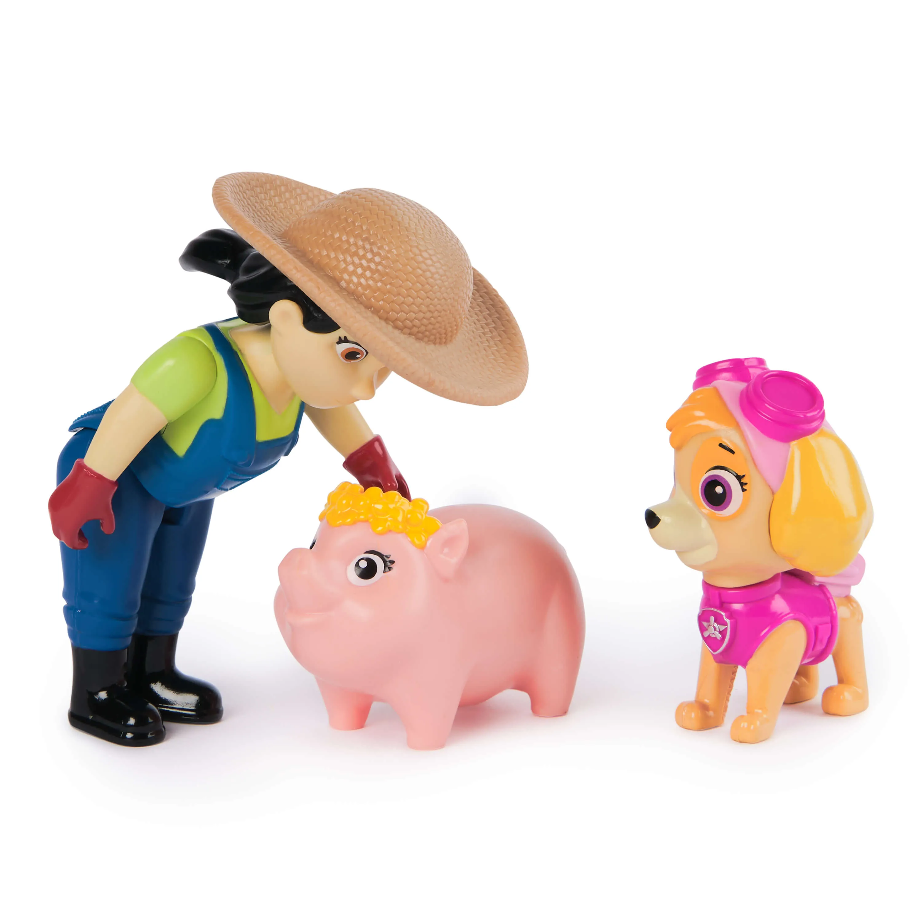 Spin Master Toys Paw Patrol Skye and Farmer Yumi Figure Playset
